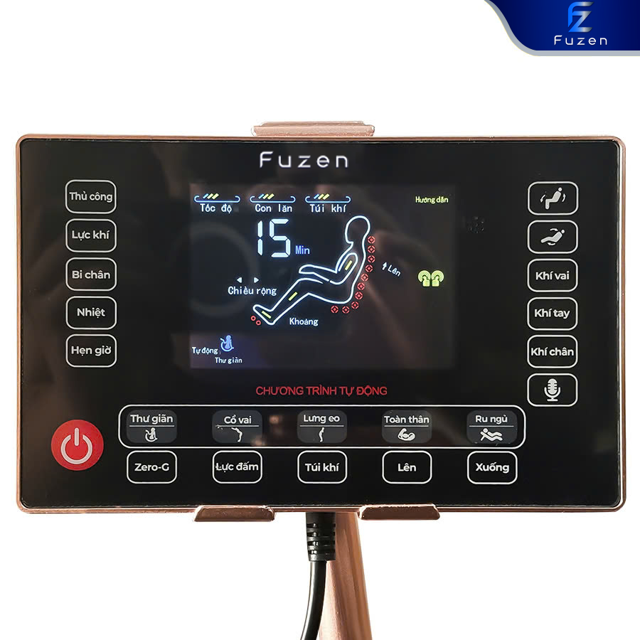 Ghế Massage Fuzen AZ1000 NÂU - Ảnh 6