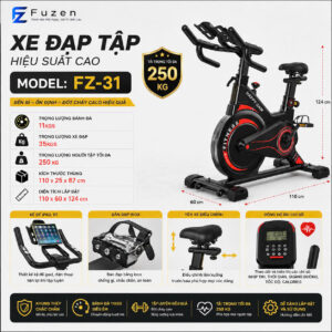 Xe đạp tập đơn năng Gim FZ - 31